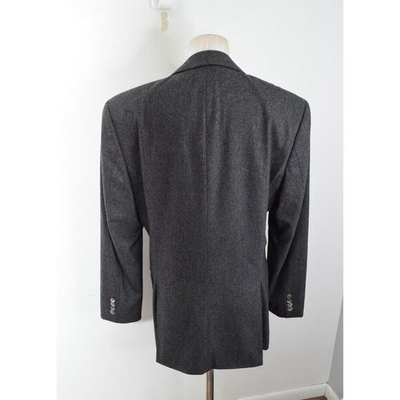 Boss Hugo Boss Hutson 2 US 40L Gray Virgin Wool Blend Colombo Two Button - Picture 3 of 8